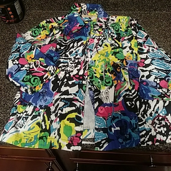 Stylish 3/4 Sleeved Jacket - Picture 5 of 6